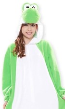 NEW Super Mario Yoshi Fleece Kigurumi Cosplay Costume from Japan