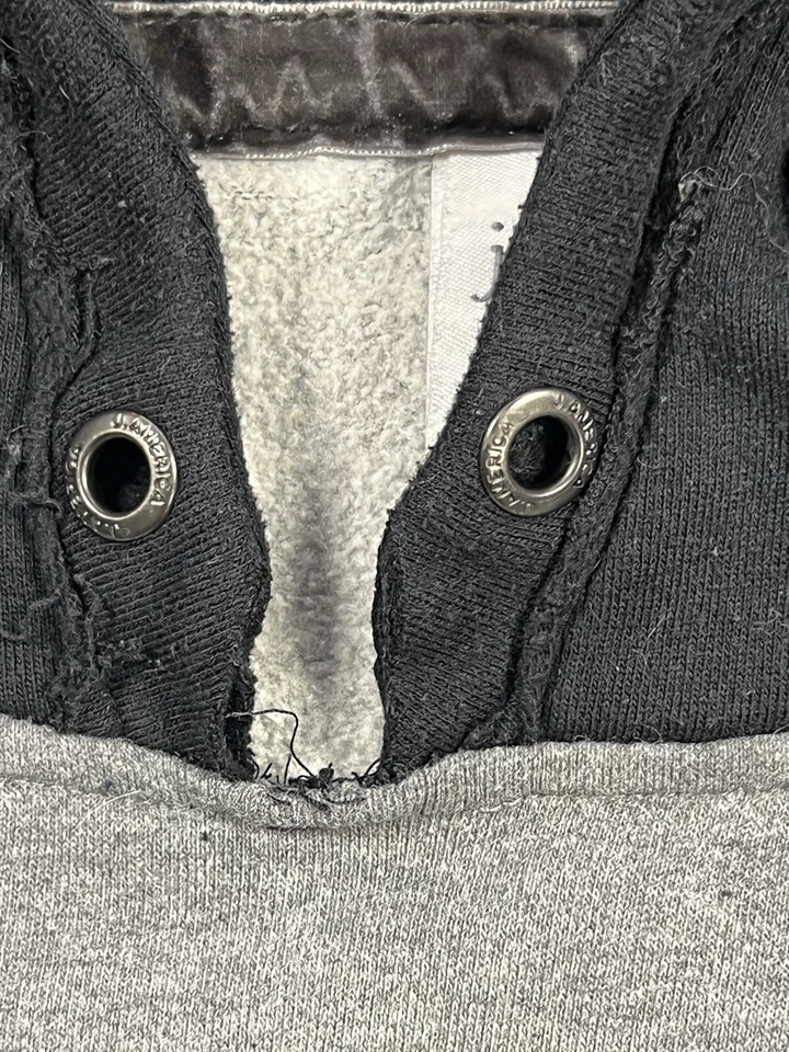 Sudadera con Capucha Gris Para Hombre Y2K Adam Ashcroft Dirt Track Racing Talla XXXL Foto 4 de 4