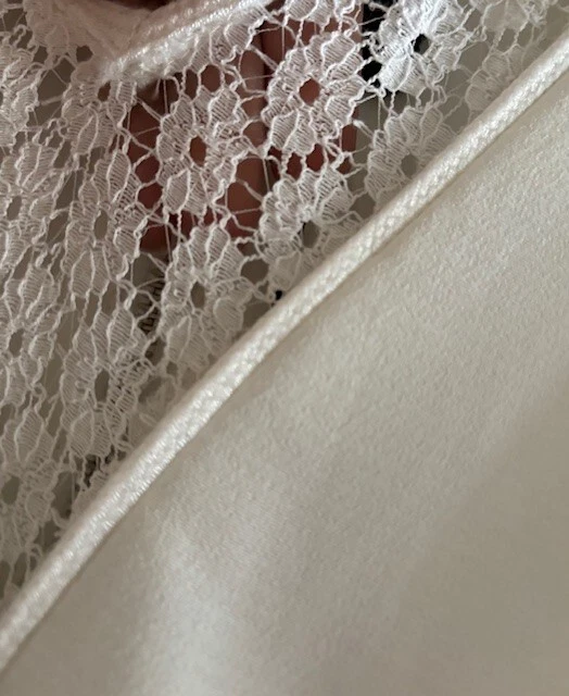 Vestido Magaschoni New York Mujer Cintura Caída Sin Mangas con Inserciones de Encaje Talla 6 Foto 3 de 4