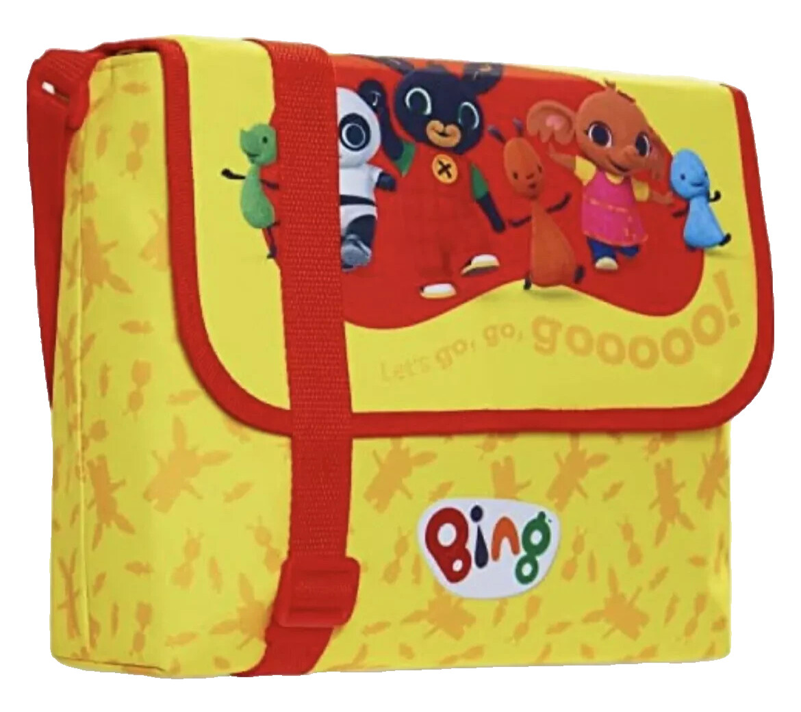 CBEEBIES BING BUNNY CHILDRENS KIDS MESSENGER SCHOOL BAG BNWT!