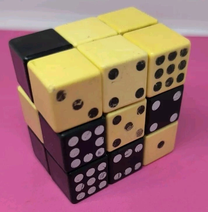 Vintage Rubik's Cube,domino 80s Hungary - Image 4 of 4