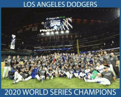 LOS ANGELES DODGERS 2020 World Series Champions 8 x 10 Photo Print Man Cave