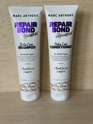 Shampoo + Conditioner Set, Marc Anthony Repair Bond + Rescuplex, 8.45 FL OZ Each