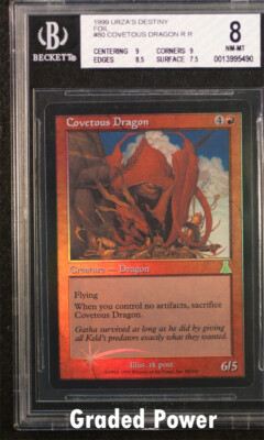 Urza's Destiny Covetous Dragon FOIL 8 (5490) Magic MTG | eBay