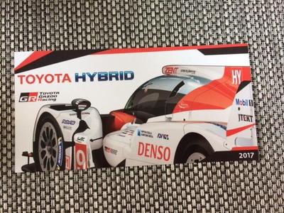  WEC Karte 2017 Toyota Gazoo Racing #8