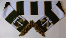 Portland Timbers Green And Gold Striped Scarf