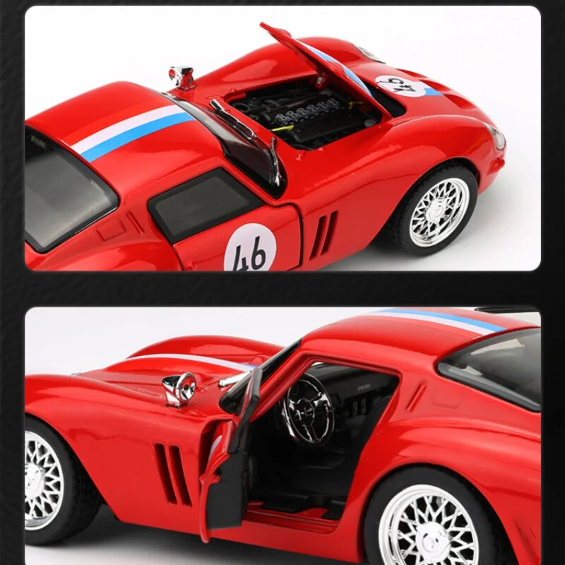 ミニカー TOP MODEL.C FERRARI 250GT 1:32 Ferrari 250 GTO Supercar Diecast Car Model Sound Light