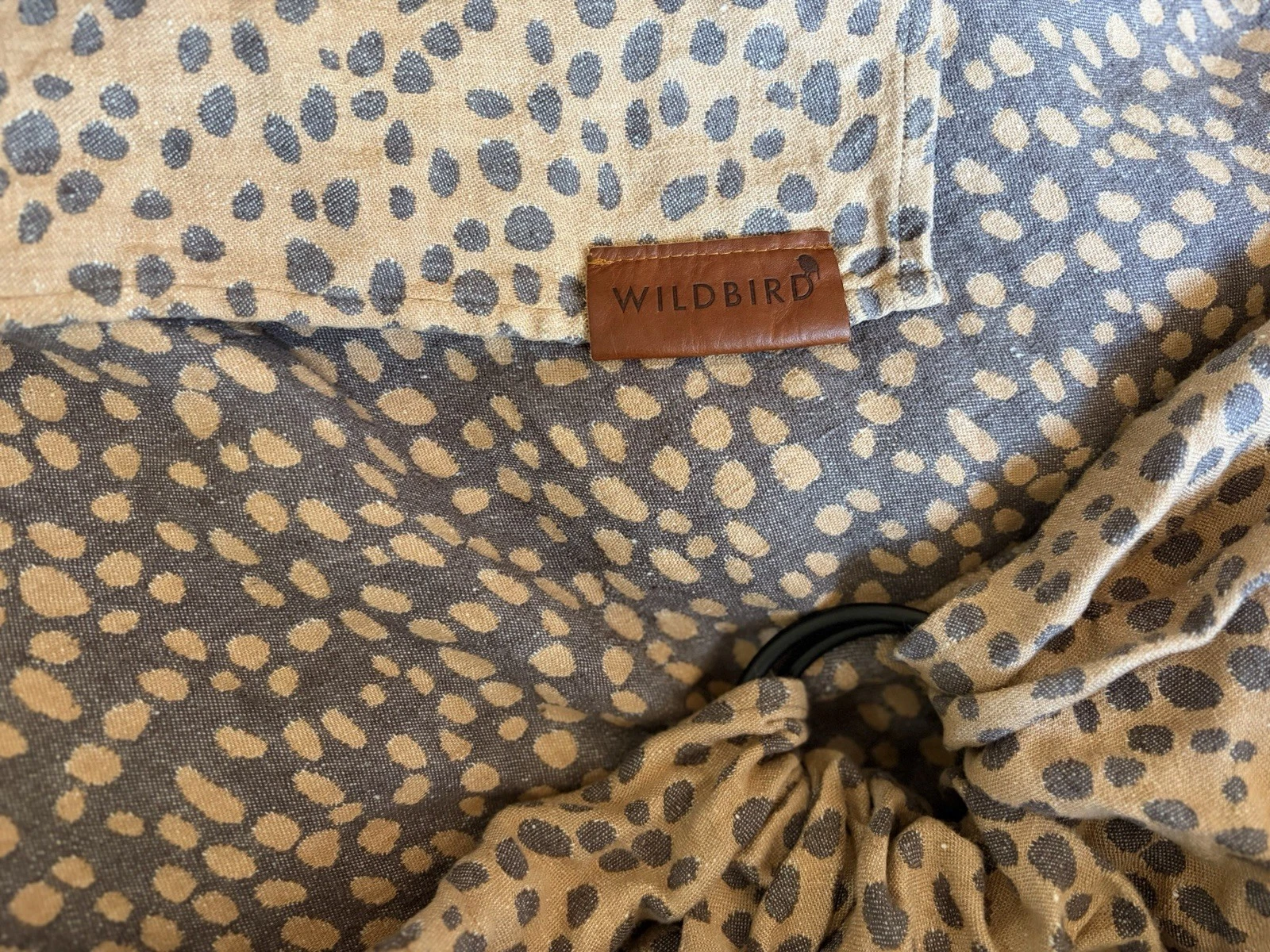 Wildbird Ring Sling Baby Carrier Linen Leopard - (Special Edition) Reversible