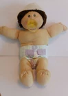 Vintage 1982 Cabbage Patch Kids Baby Doll Xavier Roberts Brown Hair Pacifier