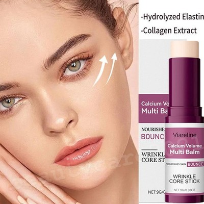 Calcium Volume Multi Balm Wrinkle Core Stick Korean Collagen Moisturing Stick 9g