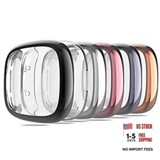 Screen Protector Compatible with Fitbit Sense 2/Versa 4 Case, Soft TPU 6-PACK