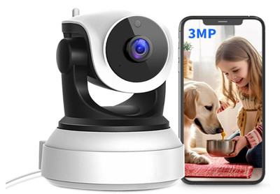 Cámara 2K 360° con detección humana, seguimiento automático y voz personalizada