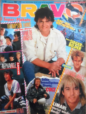 BRAVO 16 - 1984 Nino de Angelo Nena Alphaville Whitesnake Rob Lowe Spider Limahl