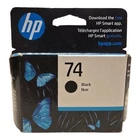 1 HP 74 BLACK Original Ink Cartridge In Original Unopened Retail Box