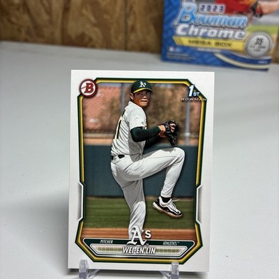 2026 Bowman 1st Paper Prospect #BP-125 Wei-En Lin RC Athletics Card QTY