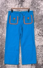 La Veste Pants Medium Womens Blue Corduroy Em...