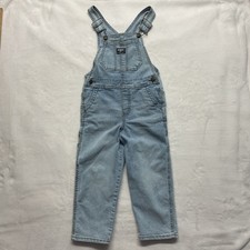 Vintage OshKosh Bgosh Denim Overalls Light Wash Kids 5T