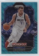 2022-23 Panini Prizm Monopoly Skills Teal Wave Luka Doncic Dončić #PS1 0b4t