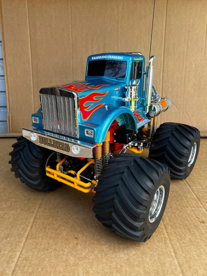 Tamiya 1/10 Bullhead Monster Truck (58089) – Rarität, fahrbereit - Bild 2 von 4