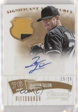2014 Panini Classics Gold Jerseys Prime 25/25 Jameson Taillon #37 Auto ti8