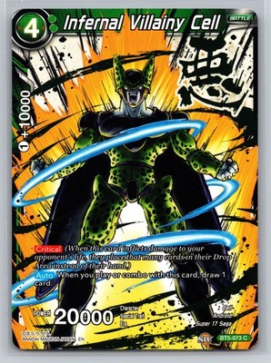 Infernal Villainy Cell BT5-073 C Android Battle Card Dragon Ball Super TCG