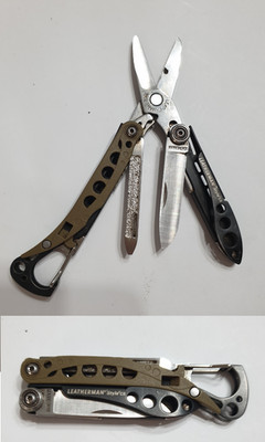    Leatherman Style CS Retired Used MultiTool Collectable Keychain Rare Coyote