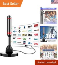 Digital TV Antenna for Smart TV Indoor  2025 HD Antenna with Strong Magnetic B...