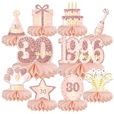 10PCS 30th Birthday Decorations Centerpieces for Table Decorations, 2026 Vint...