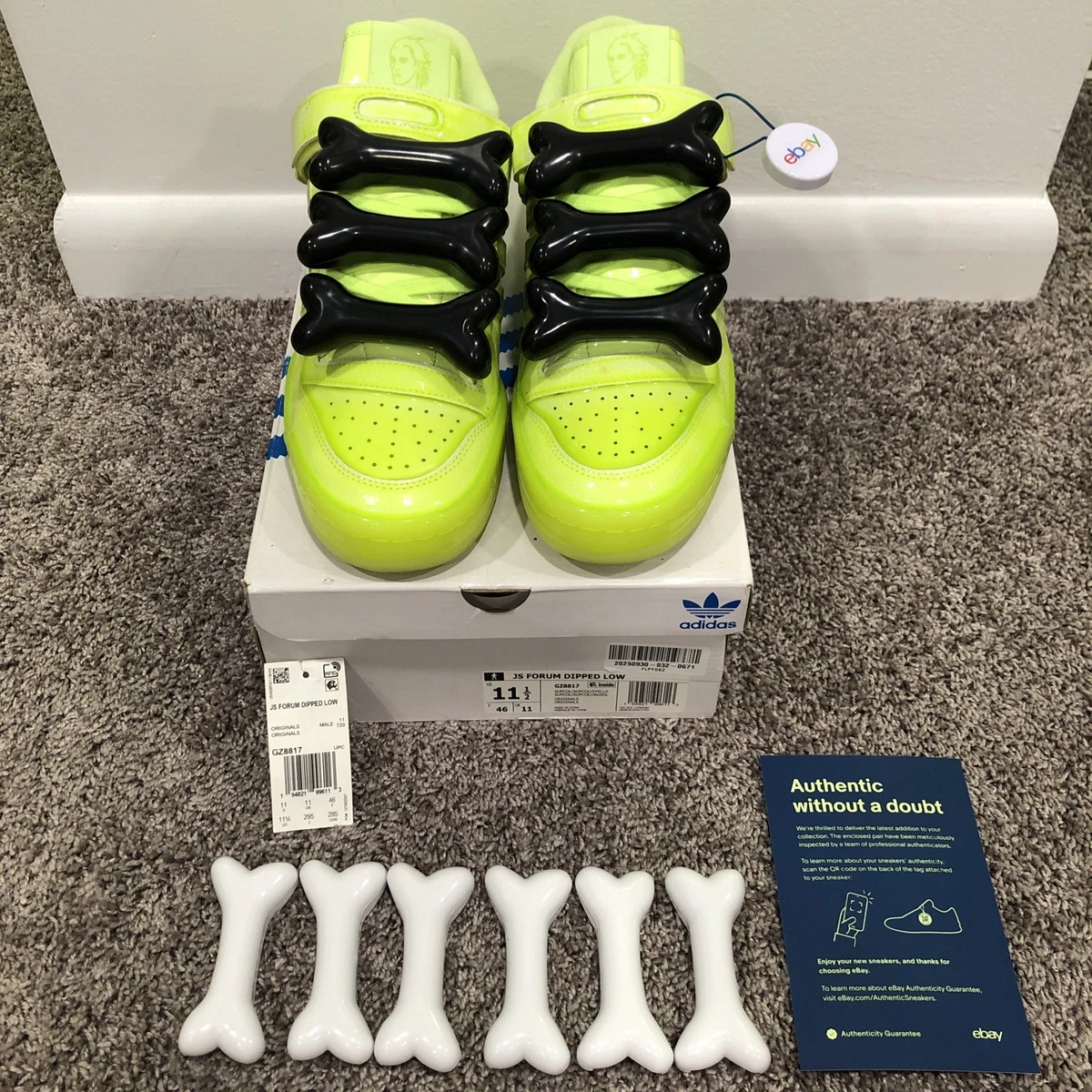 adidas Jeremy Scott x Forum Low Dipped - Yellow Fluorescent for