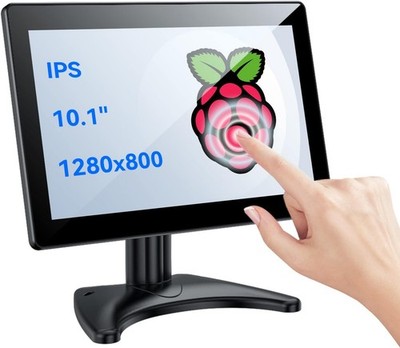 10.1-inch Small Touchscreen Monitor: 1280x800 IPS Display, 10-Point Touch, HD...
