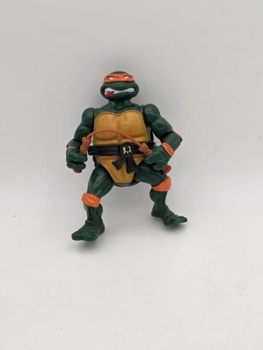Head Droppin Michaelangelo 1991 TMNT Teenage Mutant Ninja Turtles Vintage Figure