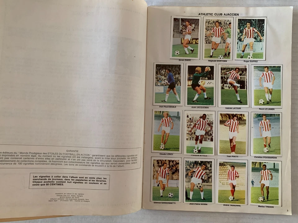 ALBUM AGEDUCATIFS FOOTBALL EN ACTION 1971-1972 - COMPLET - Photo 3/4