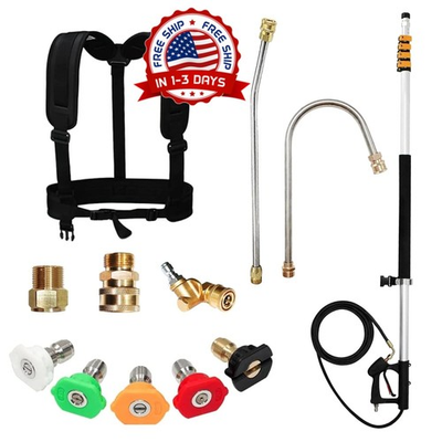 #ad #ad Varilla de extensión para hidrolavadora lanza para hidrolavadora de 19 pies $185.25