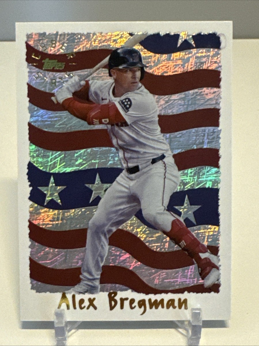 2025 Topps Archives Alex Bregman Cyber Stats Holo Foil SP #95C-5