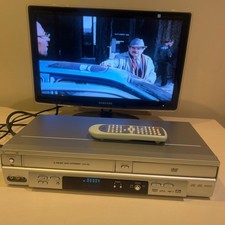 Symphonic UDV680 DVD VCR Dual Deck Player with Remote Control
