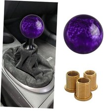 Shift Knob Manual Gear Shifter Knobs Acrylic Round Gear Shift Stick Purple Shift Knob Manual Gear Shifter Knobs Acrylic Round Gear Shift Stick Purple