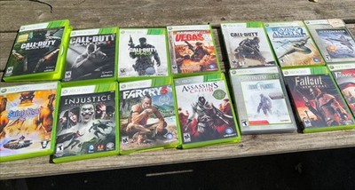 Lot Of 14 Xbox 360 Games Far Cry 3 Call Of Duty Fallout Vegas Prince Of Persia 