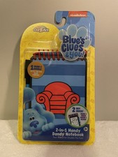 CraZart Blue  s Clues  You 2-in-1 Handy Dandy Notebook Nickelodeon NEW NIB 