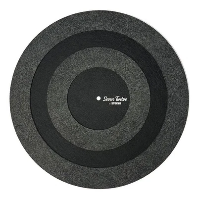 The Stokyo Seven Twelve Slipmat in graphite, single dj audio lover records