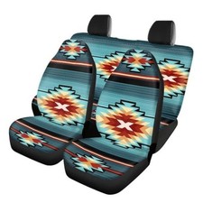 Aztec Southwest Native American Tribal Car Seat Covers Full Turquoise Aztec Southwest Native American Tribal Car Seat Covers Full Turquoise