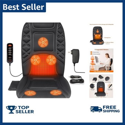 Back Massager with Heat, Massage Chair Pad for Pain Relief Home Office Use Gift