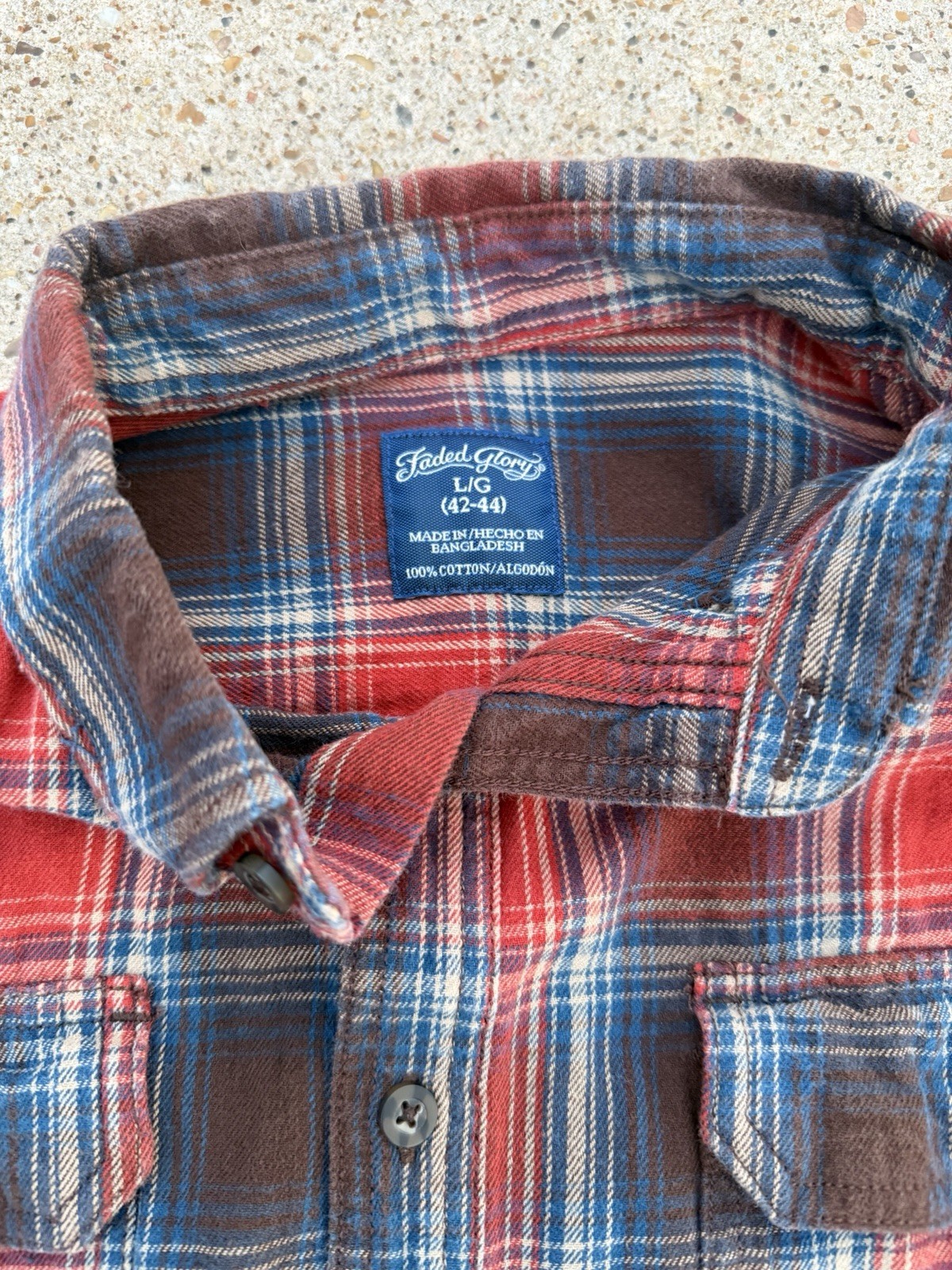 Flannel Bundle Size Large (5) Button Ups - image 16