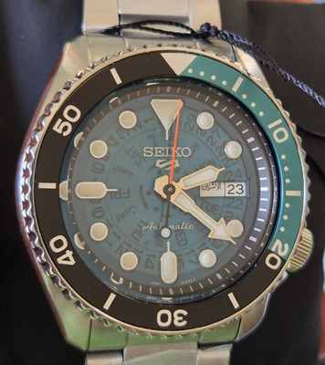 Turquoise Blue Seiko SRPJ47K1 Automatic Watch Japan
