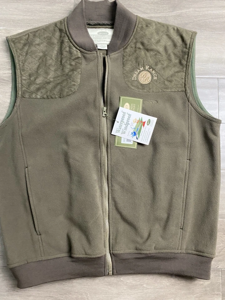 New Boyt Harness Hurricane Waterproof Green Fleece Hunting Vest Men’s Size L - Image 3 of 4