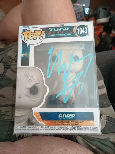Funko Pop Autografiado Christian Bale/Gorr #1043 Con Herencia...