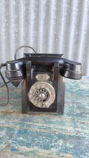 Telefono Da Parete Nero Bachelite Anni 40 Fatme Ericsson Roma