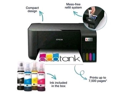 Epson EcoTank Drucker ET-2862 Farb WLAN A4 Multifunktion Tintenstrahldrucker