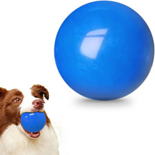 Indestructible Dog Balls, Solid Rubber Bouncy Balls for Dogs Aggressive Chewers,