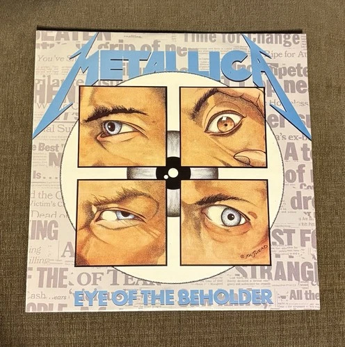 METALLICA EYE OF THE BEHOLDER 12”  VINYL SINGLE PUSHEAD PICTURE COVER RARE