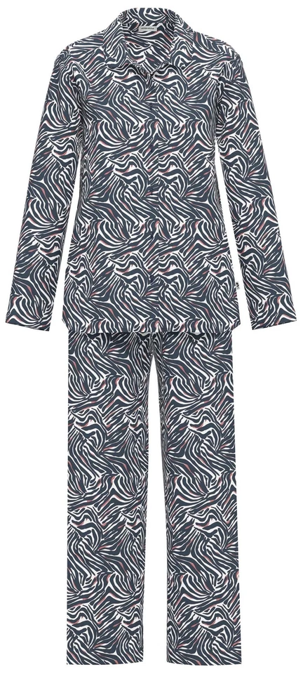 SEIDENSTICKER 91024 Schlafanzug / Pyjama lang 36-48 navy 23 - Bild 1 von 1